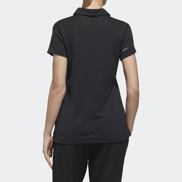 Adidas Теннисная рубашка-поло женские топы черные FK1385