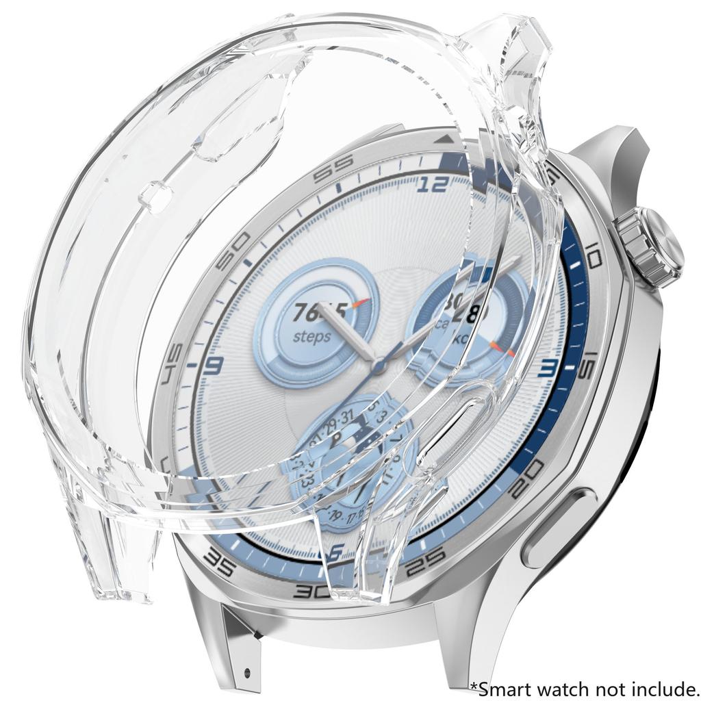 Защитный чехол-пленка из закаленного стекла для Huawei Watch GT 5 46 мм Жесткий защитный бампер из поликарбоната для Huawei GT5 46 Аксессуары
