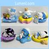 Cute Sleeping Kuromi Kt Big Ear Dog Action Figure Toy Wholesale Pvc Material