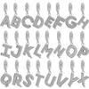 Новинка Шармы Медная подвеска Буква A-D Шармы с именами Бусины Подходят для оригинального браслета для женщин Ювелирный подарок Сделай сам