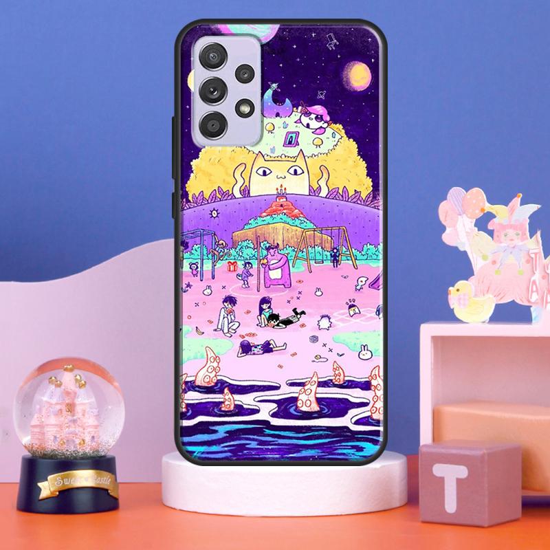 Чехол Omori для Samsung A12 A22 A32 A42 A52 A72 A51 A71 A50 A03S A21S A52S A33 A53, чехол для телефона