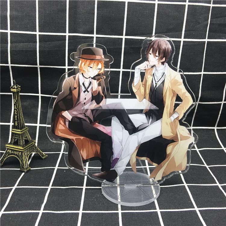 Bungou Stray Dogs Atsushi Nakajima Dazai Chuya Ryunosuke акриловая фигурка на подставке, украшение для рабочего стола, коллекция, модель игрушки, подарки