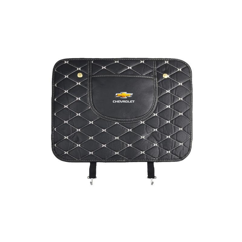 Car Anti-kick Pad Interior Pu Leather Auto Seat Back Protector Pads Anti Scratch for Chevrolet Spark Malibu Cruze Captiva Sonic