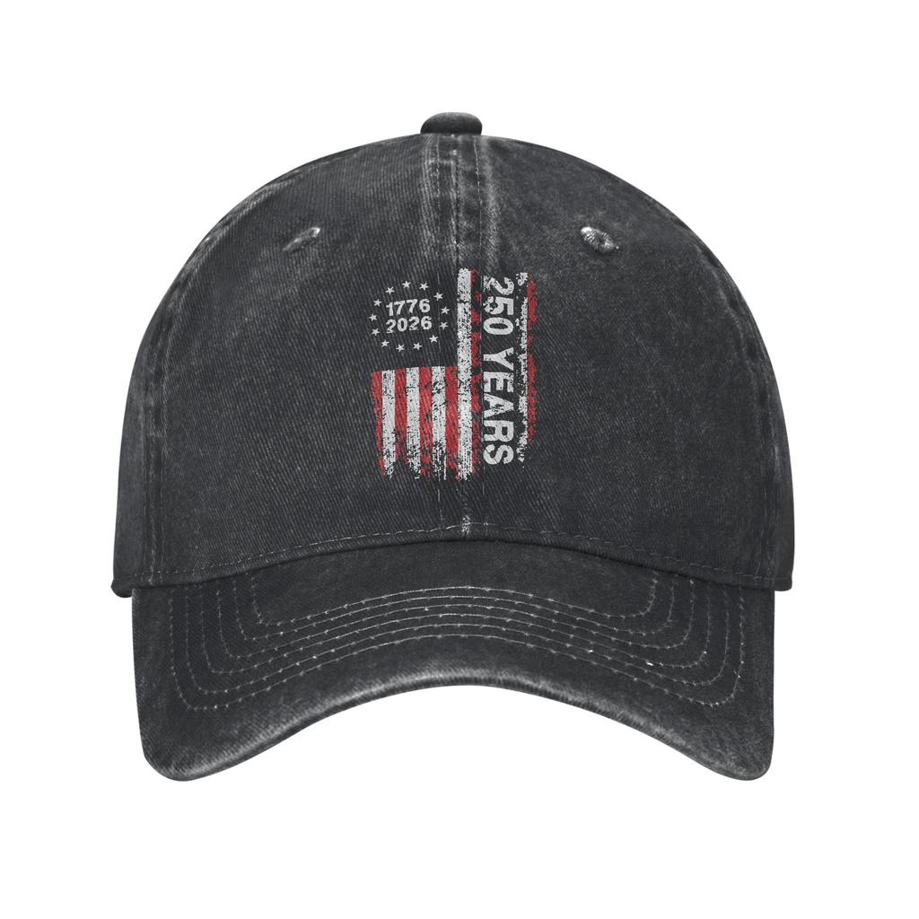 Years Faith Christian USA th Anniversary Baseball Caps Distressed Denim Sun Cap Unisex Outdoor All Seasons Hats Cap