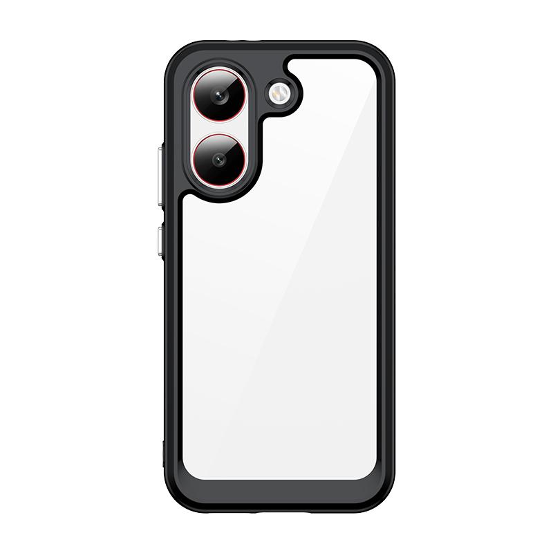 Для Poco X8 Pro Прозрачный чехол Для Xiaomi Poco X8 Pro Чехол Funda Coque Жесткий Полупрозрачный Мягкая рамка Бампер для телефона Poco X8 Pro