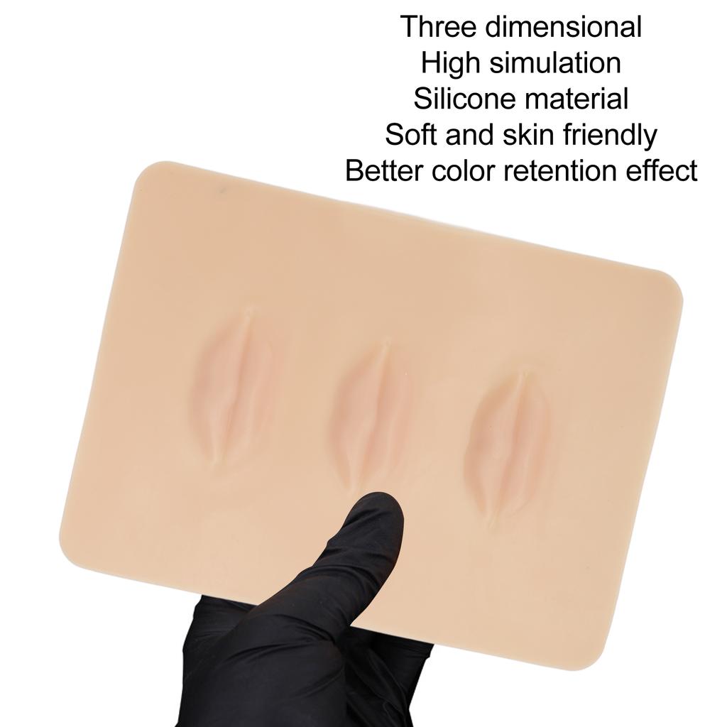 10 шт. 3D кожа для татуажа губ, мягкая силиконовая кожа для макияжа, микроблейдинг, практическая кожа для начинающих художников