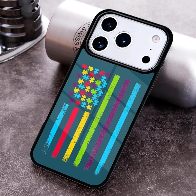 Autism Phone Case For iPhone 17 16 15 14 13 12 11 Pro Max Plus 17Air Soft Silicone Cover