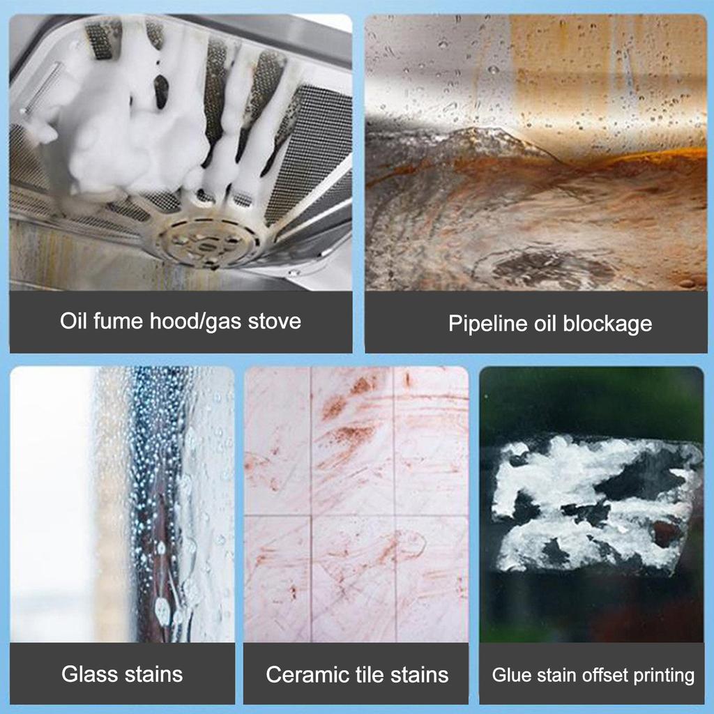 Kitchen Grease Cleaner, Range Hood Remove, Heavy Grease, Stubborn Stains Cleaning Liquid 450ml