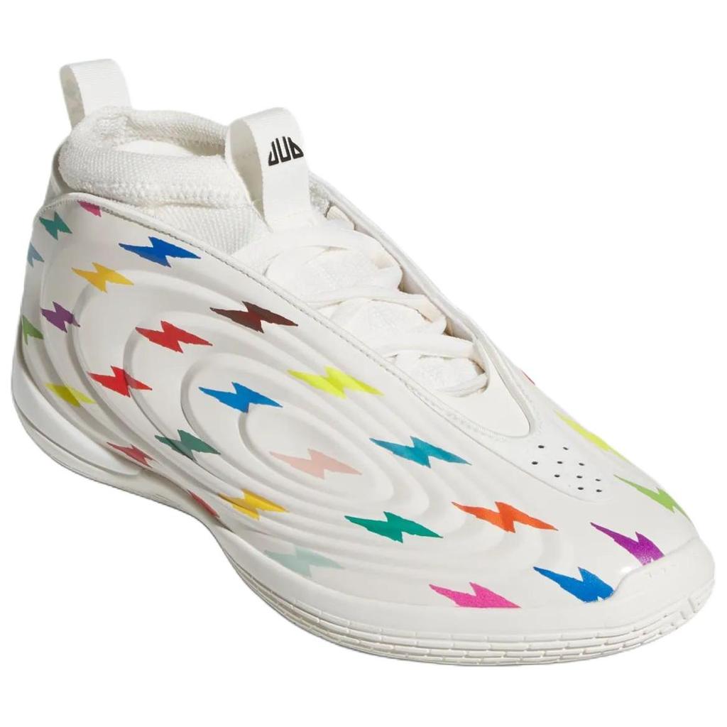 Джейлен Уильямс x adidas Harden Vol. 10 PE Thunderbolt Унисекс Кроссовки Белый Core-White Core-Black KZ7544
