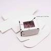 10pc Paper Gifts Package Box 10pcs 8x6x4cm White Diy Handmade Candy Wedding Favors Package Jewelry Party Suppiles Wrappingbox