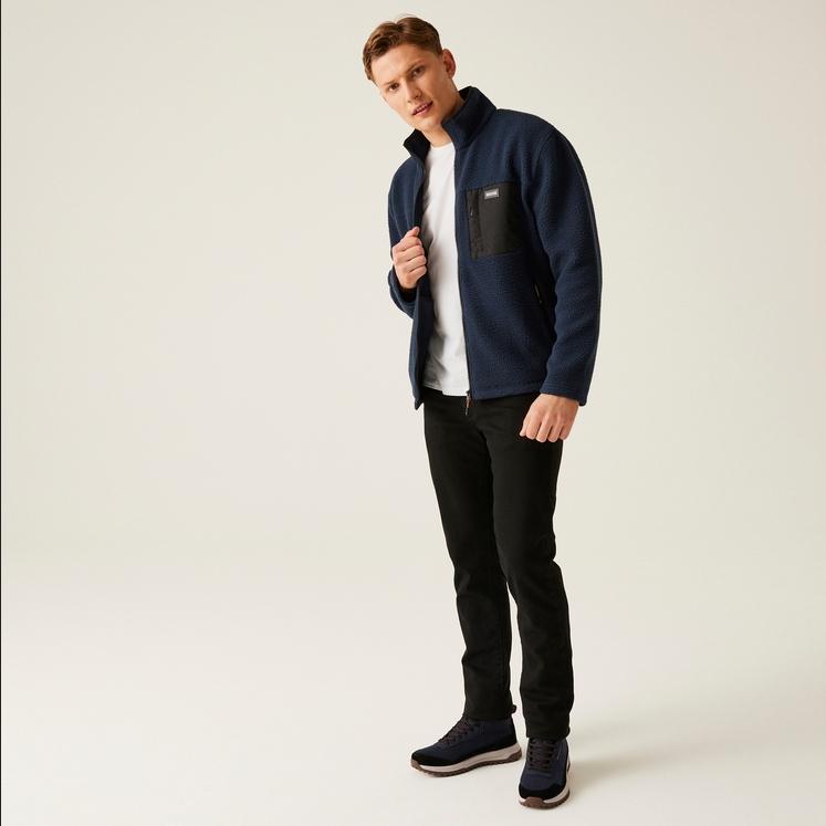 P60 Regatta Outdoors Frankie Borg Fleece Men'S Zip-Up Sweatshirt Xxl