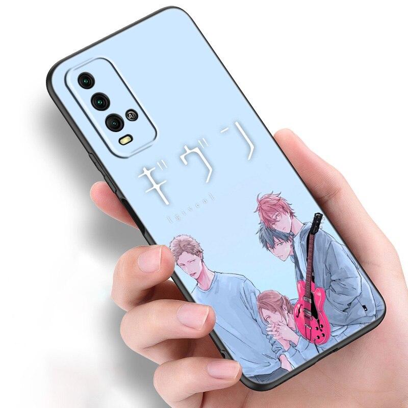 Cute Cartoon Anime Given Yaoi Silicone Phone Case For Xiaomi Redmi Note 11 10 9 8 Pro 11T 10T 10S 9S 8T 9 9A 9C 9T Black Cover