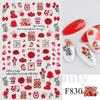 Nail Art Stickers, Romantic Valentine'S Day Love Cartoon Panda Love Adhesive Nail Stickers