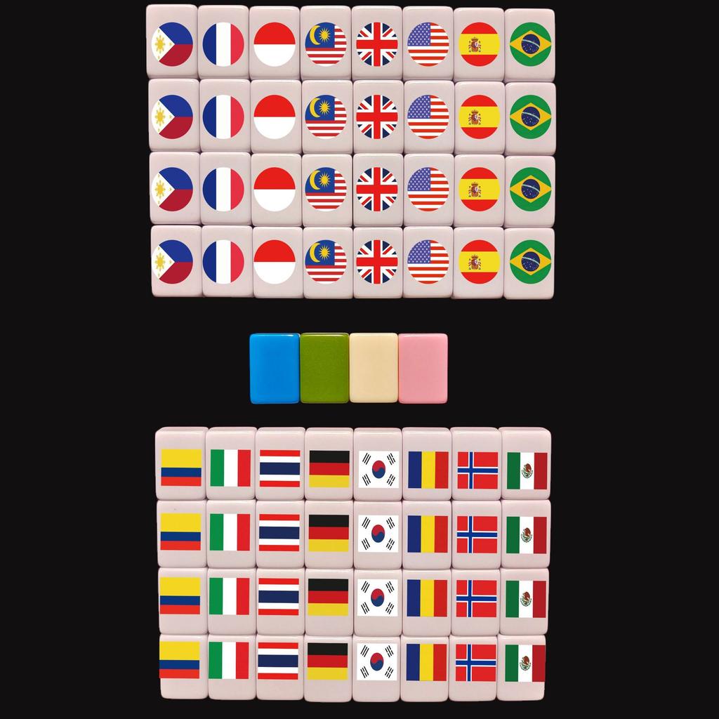 Professional American Mahjong Style Push Game Triple Match Puzzle Rectangle Desktop/Tabletop Game Luxury Acrylic Collectible
