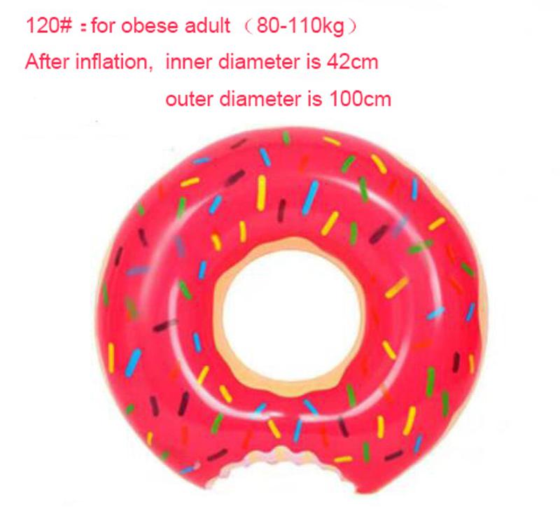 Inflatable Swimming Ring Donut Pool Float for Adult Kids Swimming Circle Ring Mattress for Swimming Pool Toys Seat Dropshipping