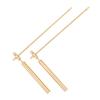 2Pcs Water Dowsing Rods Detachable Brass Spirit Rods Divining Rods with Box for Detect Gold Water Ghost Hunting Locating Lost Items