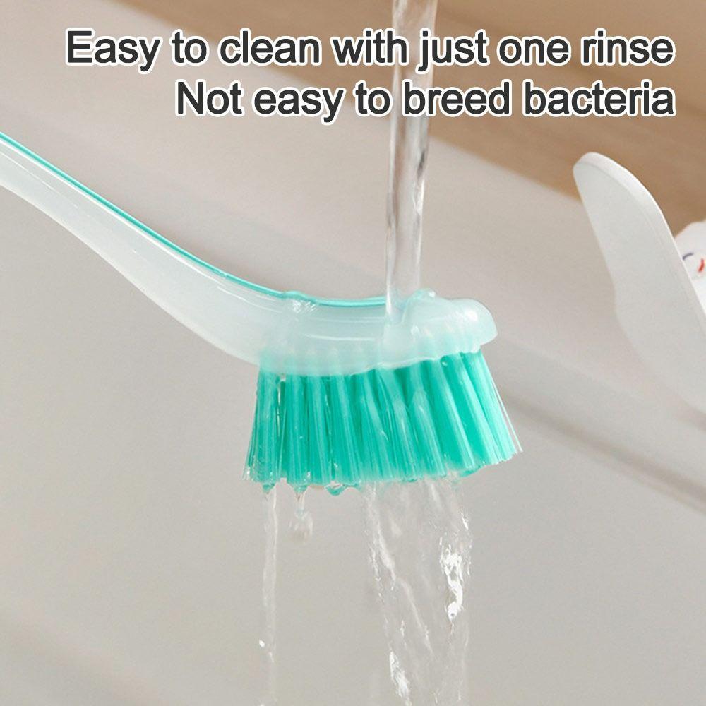 Suction Cup Pot Cleaning Brush Vertical Sink Cleaning Scrub Durable Tool Brush Kitchen