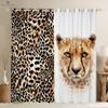 Сочетание цветов Креативные модные шторы с рисунком животных зебры и леопарда для гостиной, спальни, кухни, украшения, шторы 2 шт.