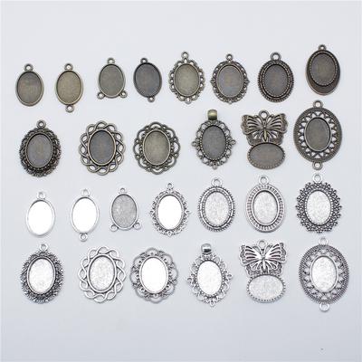 10 шт. Подходит для 13x18 мм Овальный стеклянный кабошон DIY Овальный кабошон-камея Основа для кулона Для изготовления ювелирных изделий своими руками