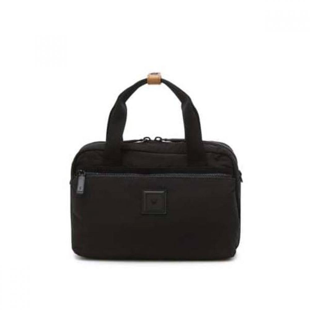 Daks Black Two Zipper Tote And Crossbag Dbba6eg30bk