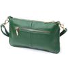 Original Women's Clutch Bag with Two Straps Made of Genuine Leather Vintage 22647 Green