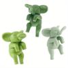 3Pcs Flower Propagation Friends ABS Elephant Shape Plant Holder Flower Pot Decoration for Sprouts Stems Shoots and Cuttings