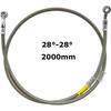 28°-28° 400mm-2200mm Stainless Steel Braided PTFE Hydraulic Brake Hose DOT Approved 10mm Banjo Brake Oil Line For Yamaha Suzuki Fuel System
