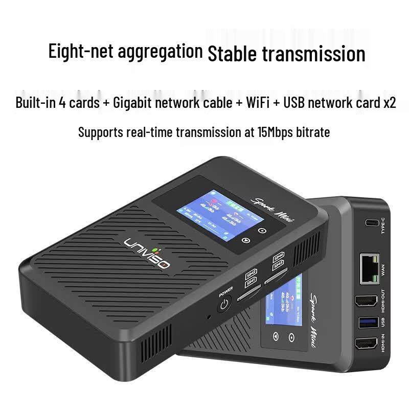 Univiso Spark Mini 5G Multi-Network Live Stream Encoder Backpack
