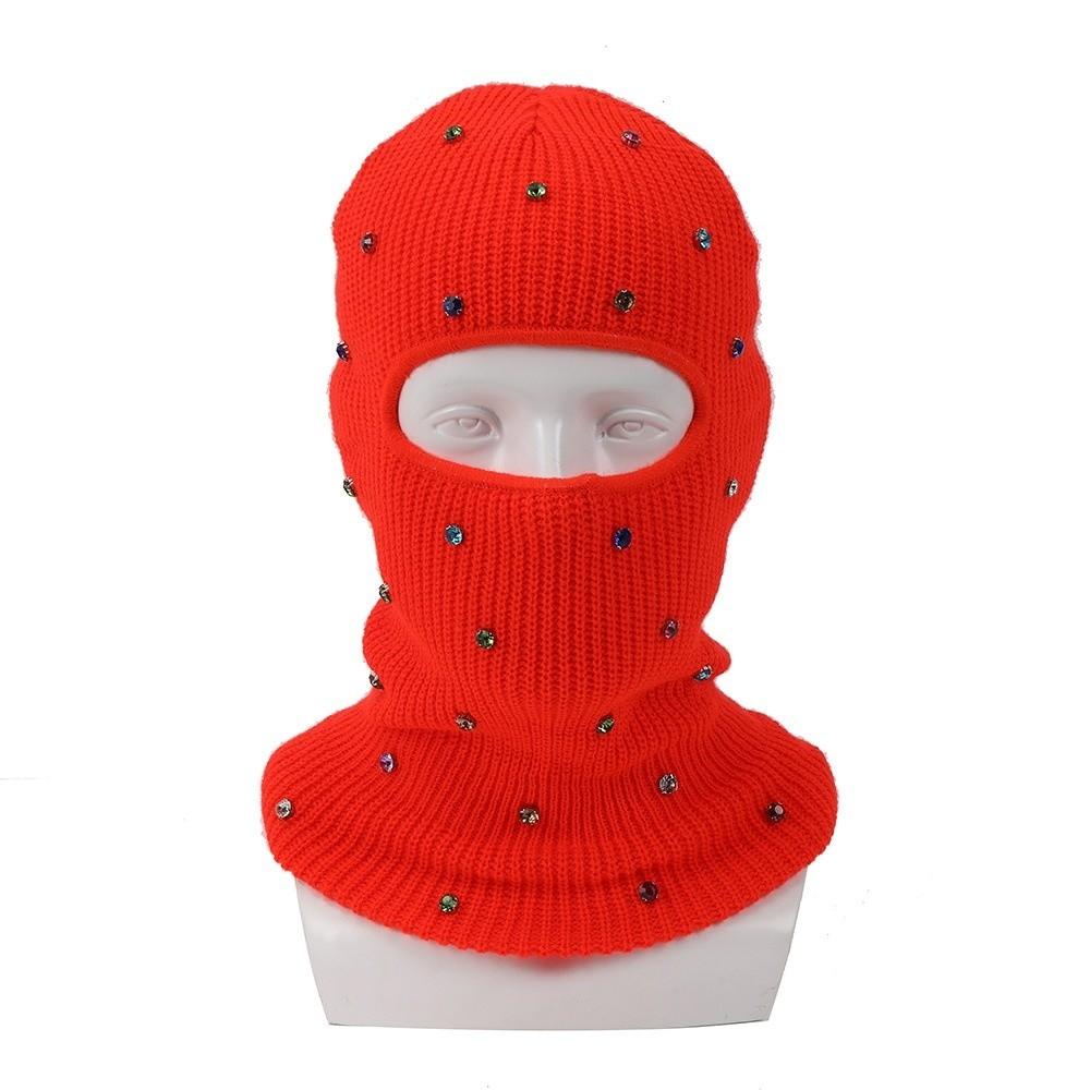 Stretchable Fit Full Face Balaclava Solid Winter Face Cover New Ski Face Cover Outdoor Use