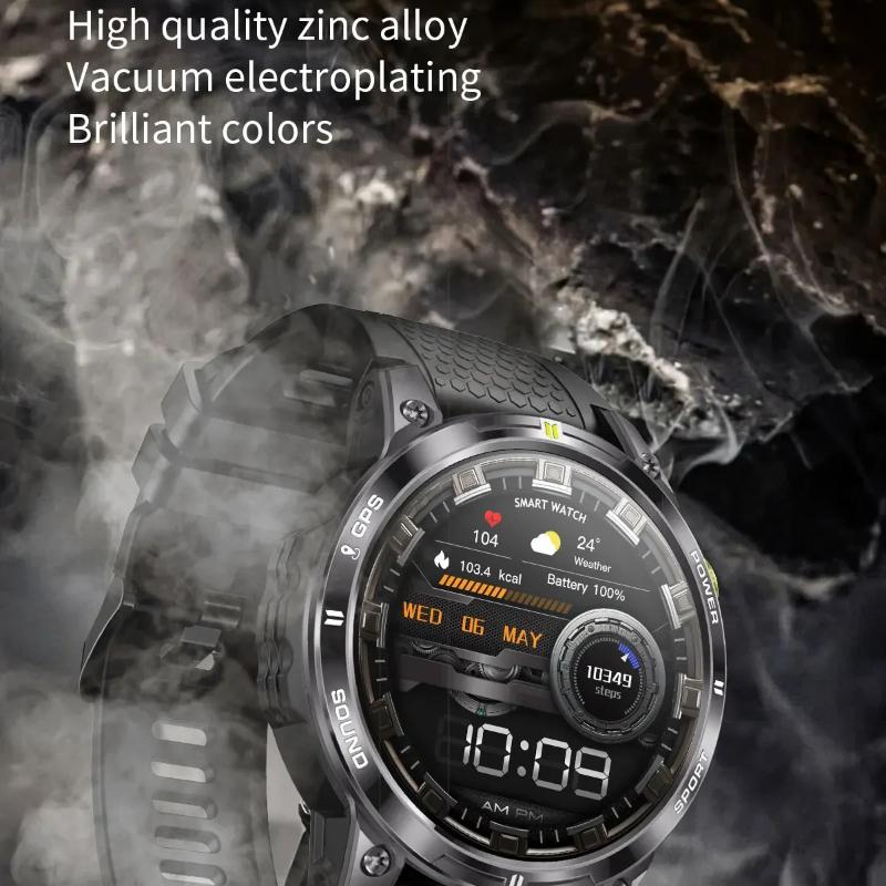 2025 New Outdoor Professional GPS Trajectory Smart Watch 1.5"HD Screen Waterproof Bracelet BT Call Smartwatch Men for Android IOS