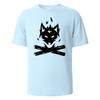 Футболка с принтом Black Fox Streetwear для мужчин, 100% хлопок, летние дышащие топы с короткими рукавами, футболки большого размера с круглым вырезом