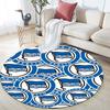 Hertha pattern round rug,Carpet Rug for Living Room Bedroom Playroom ,Non-slip Floor Mat,Holiday Gifts and Birthday Gifts.