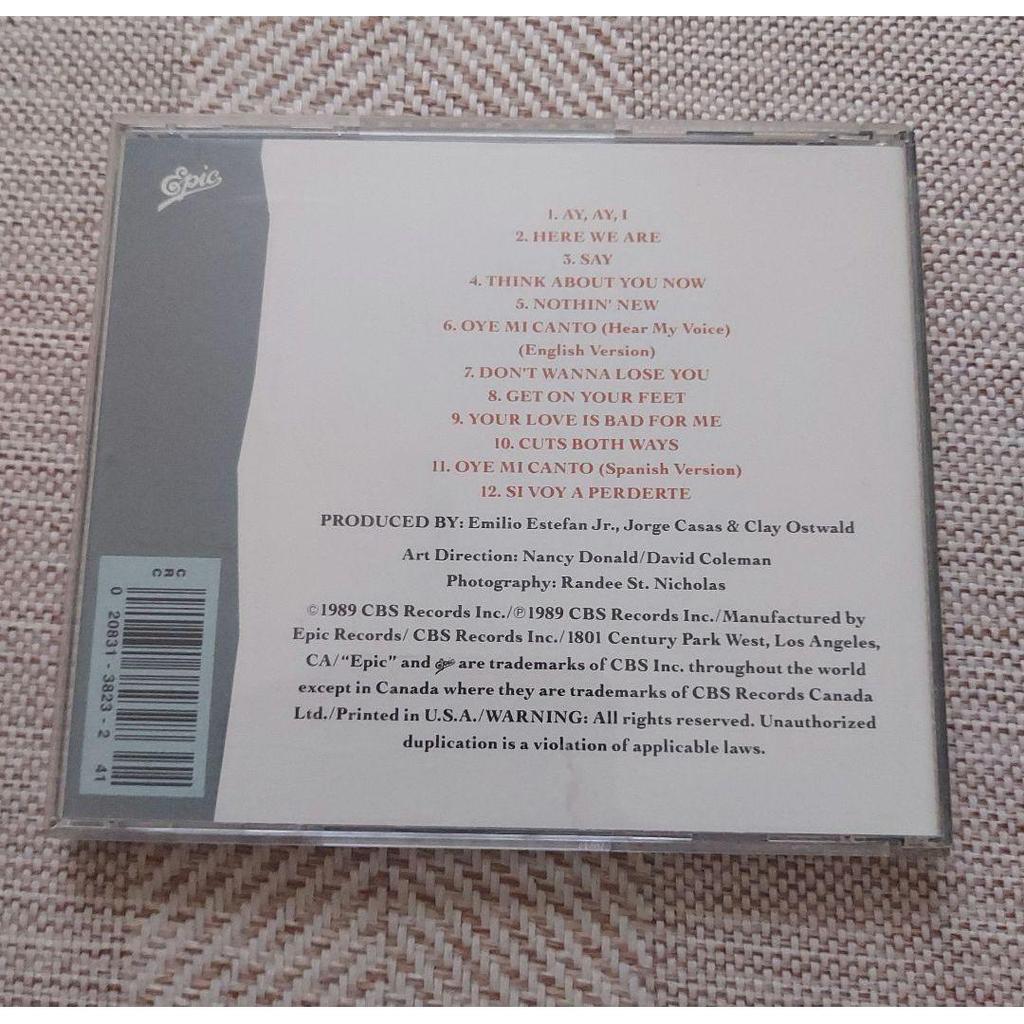 Б/у CD Глории Эстефан Cuts Both Ways