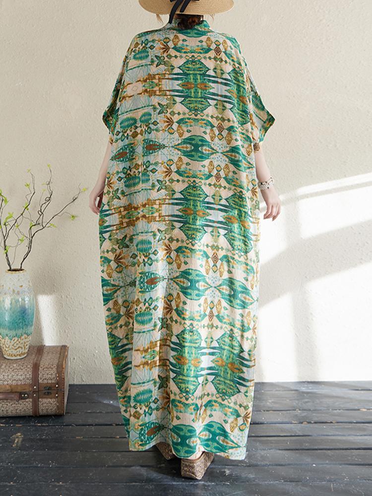 Xitao Платье с короткими рукавами и цветочным принтом ZMY1017