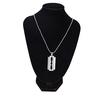Men Favorite Stainless Steel Razor Blade Pendant  Ball Chain Necklace
