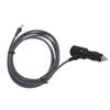 10ft DC Power Cable Cigar Lighter DC12V To 24V Water Resistant 18AWG DC Power Supply for Trucks Buses Ships Gray