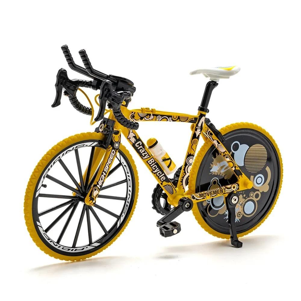 1/8 Мини Модель Сплава Велосипед Внедорожный Горный Велосипед Модели Высокая Имитация Украшения Коллекция Игрушки Подарки