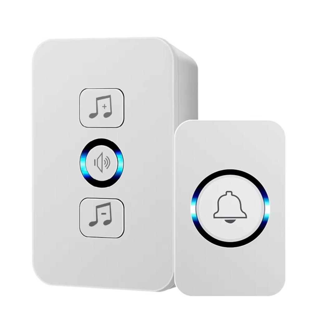 Waterproof Wireless Doorbell 300M Range Welcome Doorbell Door Chime Kit Indoor Outdoor Use