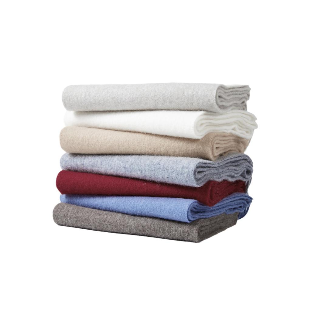 Осенне-зимний новый однотонный шарф из 100% шерсти для женщин, роскошный, толстый и пушистый, теплый, универсальный шарф