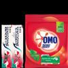 Набор: Зубная паста Sensodyne и стиральный порошок Omo