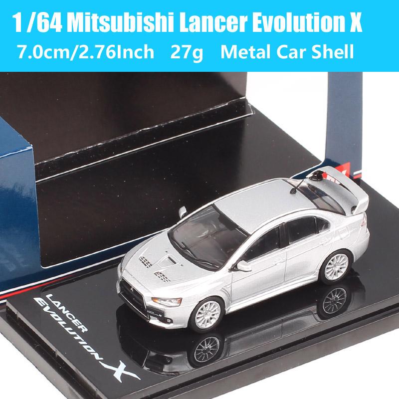 Hobby Japan Масштаб 1/64 Mitsubishi Lancer GSR RS Evolution EVO IX VII IV VIII Ralliart Модель Раллийного Автомобиля Литье под давлением Игрушечные Машинки HJ64