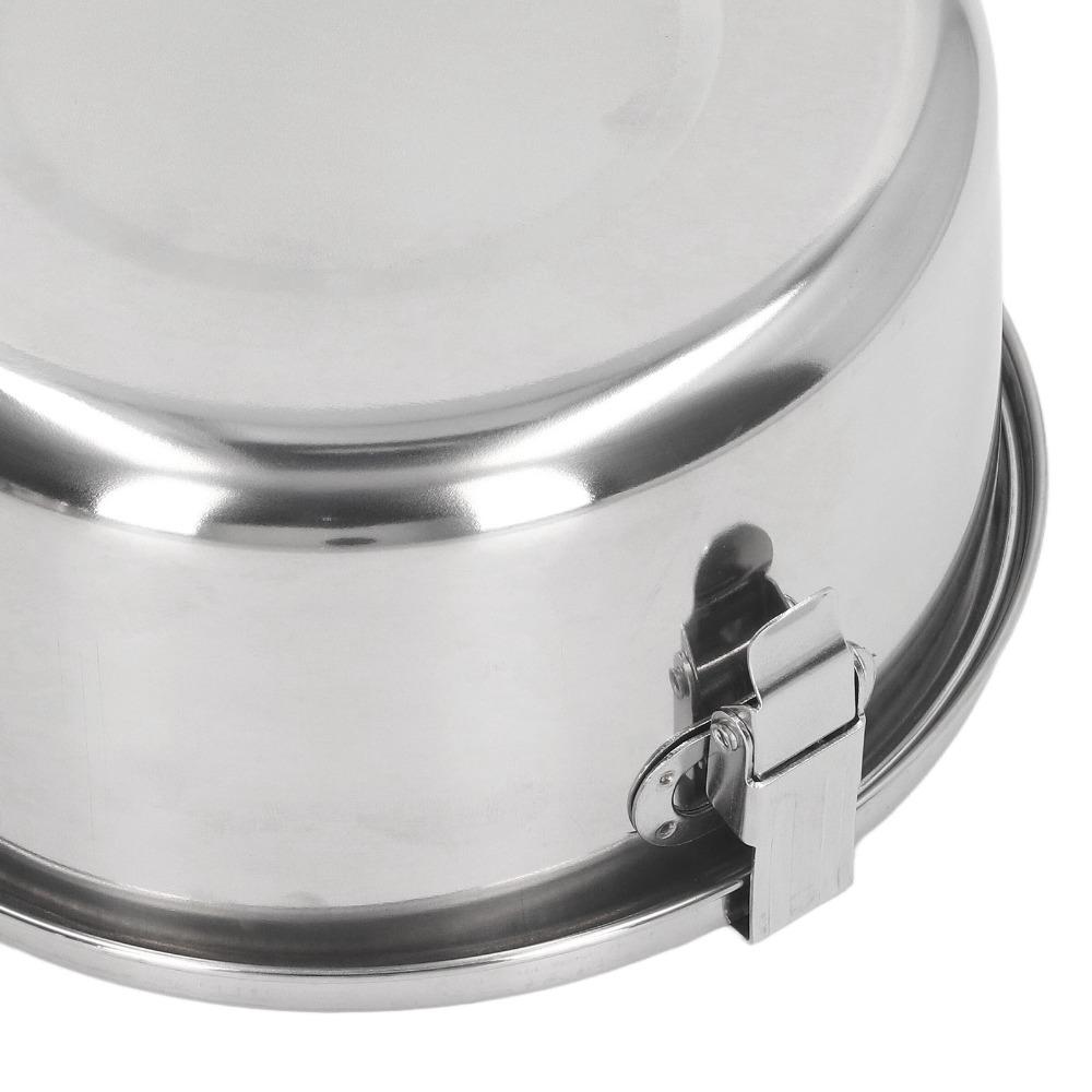 3PCS 304 Grade Stainless Steel Lunch Box 650ml/1000ml/1600ml Food Storage Container  For Picnics