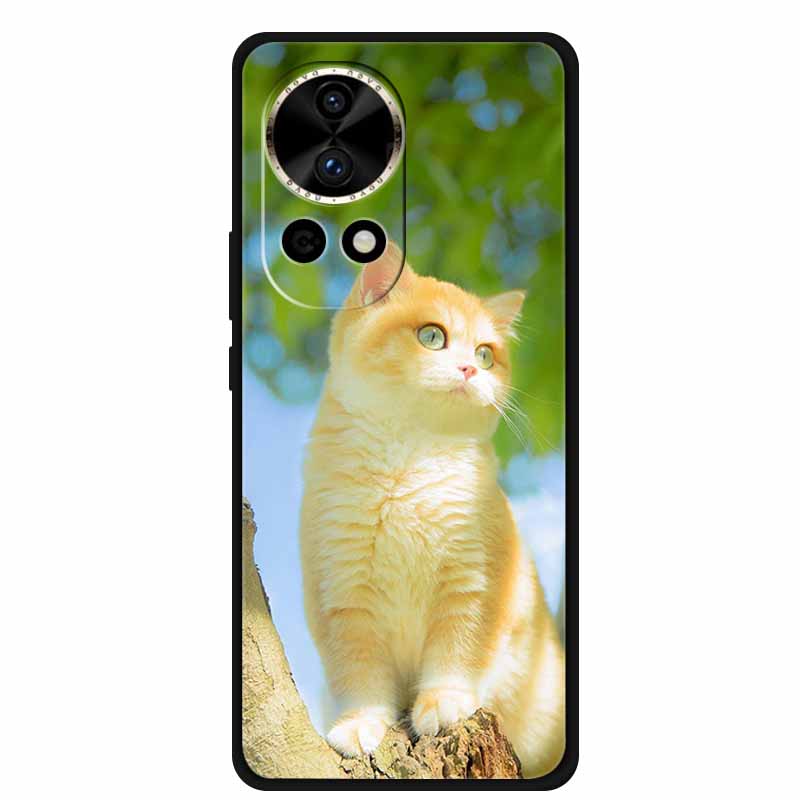 Flowers Patterns Case For Huawei Nova 12 pro ultra Funda Nova12 Pro Ultra Soft TPU Silicone Cover Lovely Floral Phone Back Cases