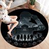 Resident Evil Round Area Rug Carpet Rug For Living Room Bedroom Sofa Playroom Decor Nonslip Floor Mat