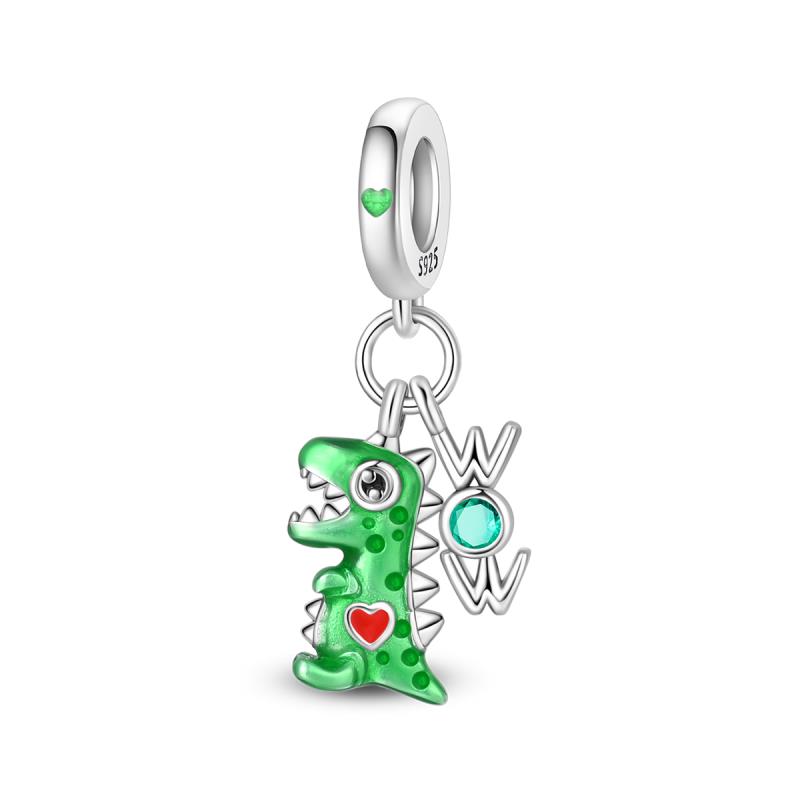 925 silver shiny love bear rabbit butterfly cat beads suitable for original bracelet pendant women's jewelry