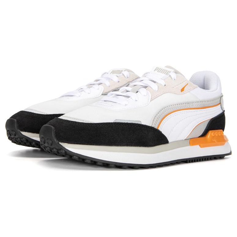 Puma City Rider Синтетическая кожа Универсальные Модные Амортизирующие Прочные Дышащие Низкий верх Повседневная обувь для образа жизни Унисекс Повседневная обувь 382044-21