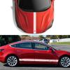 3 шт. наклейки на боковую юбку двери автомобиля для Tesla Model 3 SXY, аксессуары для тюнинга, графика, молния, виниловый капот, крышка двигателя