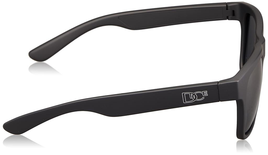 DICE FLOATING GLASSES MBK Солнцезащитные очки для улицы Матовый Дымчатый FLG-01 Использование, Черный/Поляризованные