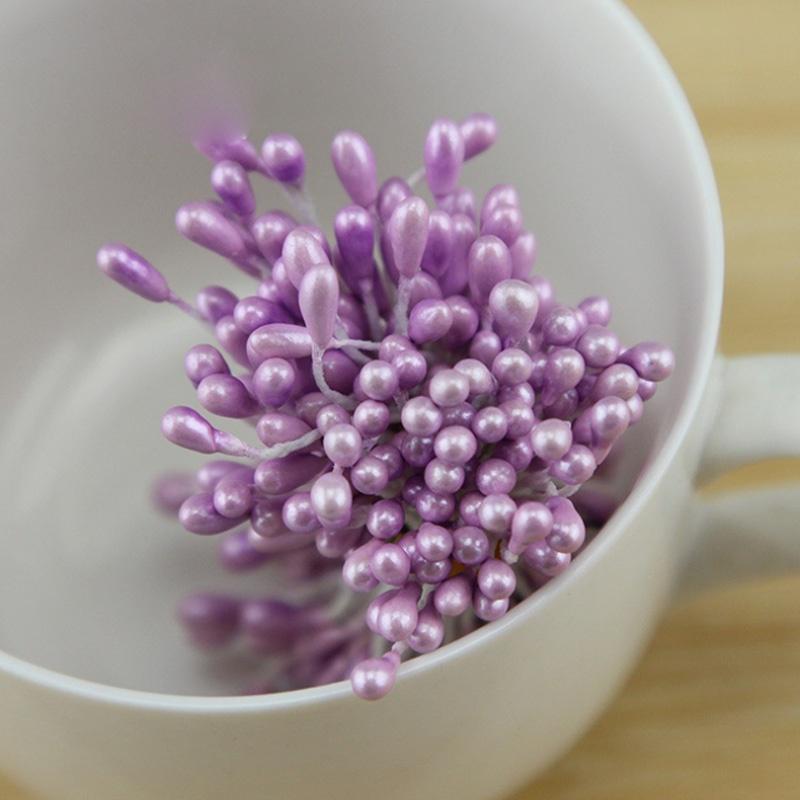 Mini Stamen Handmade Artificial Flowers Wedding Home Decoration DIY Christmas Scrapbook Accessories