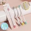 Ультрамягкие экологичные зубные щетки с тонкой щетиной, индивидуальная упаковка, глубокая чистка, удобны для ежедневной чистки и путешествий
